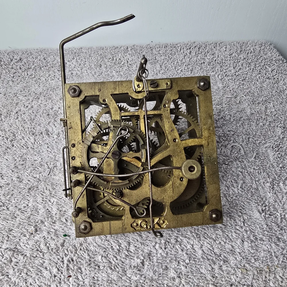 Vintage G.K.Brass Mechanical Wall Clock Movement